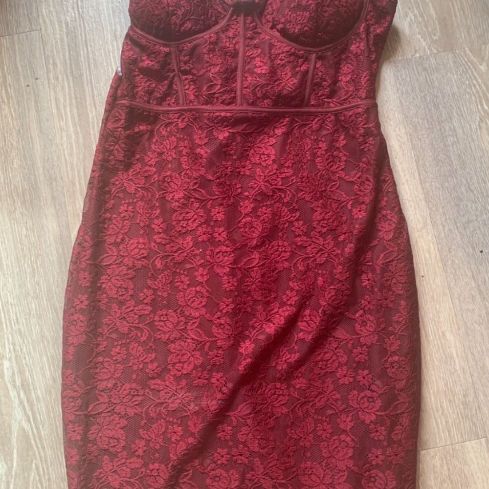 Red dress